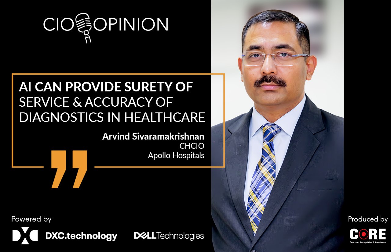 AI can provide surety of service and accuracy of diagnostics in healthcare