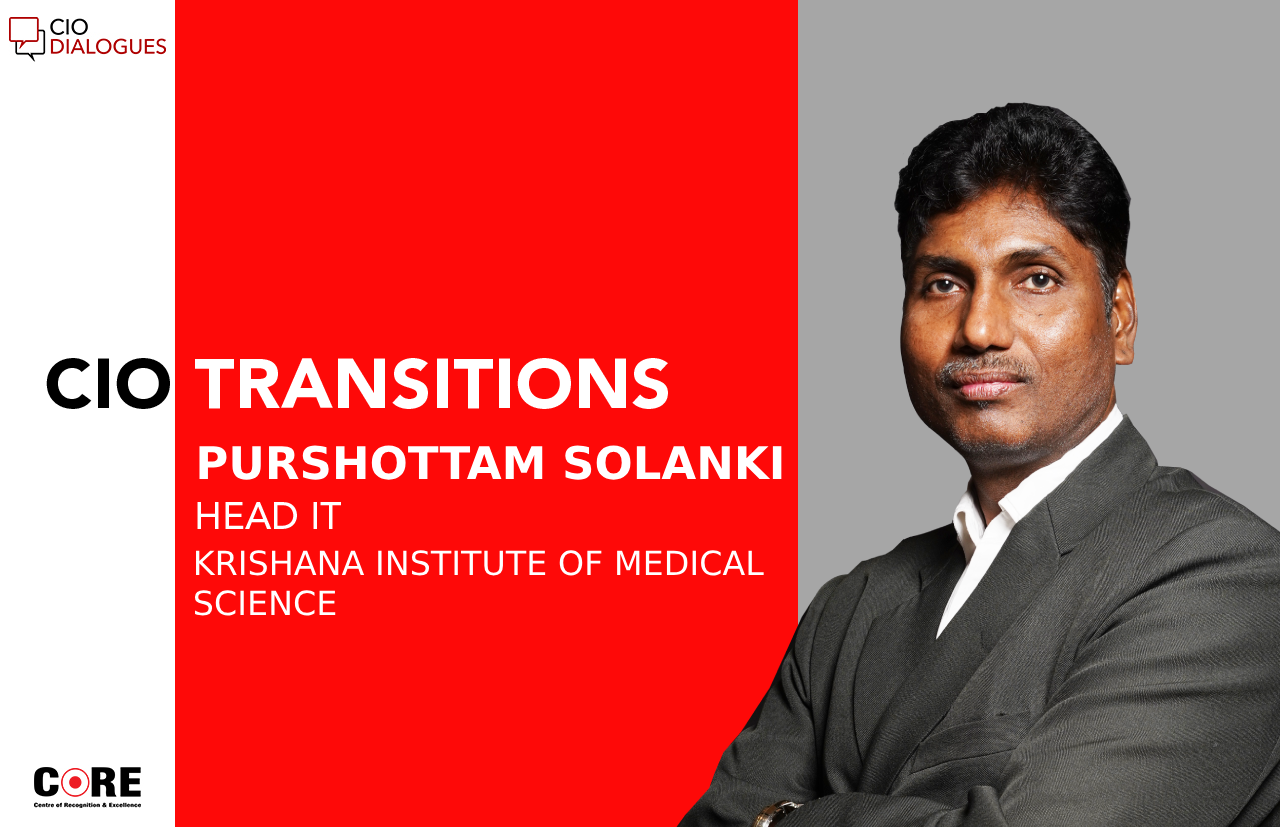 Purshottam Solanki appointed as Head IT of 2 Units Hospital at Krishana Institute of Medical Science (KIMS)